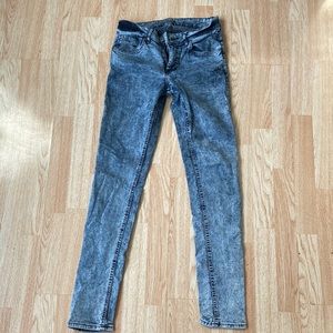 Blue Acid-Washed Denim Divided Womens Jeans